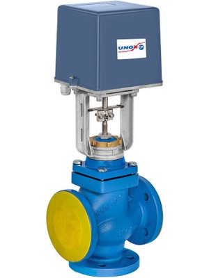 Unox DN40 3 Yollu Motorlu Oransal Kontrol Vanası