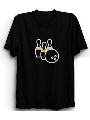 The Fame Bowling, Bowling Ball And Pins Tişört