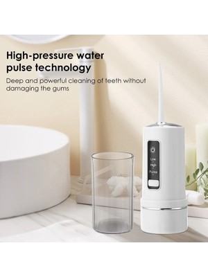 Cdwishbest W104228W Tarzı Hailicare Elektrikli Diş Temizleyici Taşınabilir Ağız Yıkama Makinesi Ev Diş Su Jeti Oral Irrigatml Diş Sifonu (Yurt Dışından)