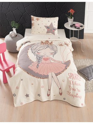 instababyrooms Bebek ve Çocuk Odası Pamuklu Tek Kişilik Waffle Pike ve Yatak Örtüsü Setleri Model 86