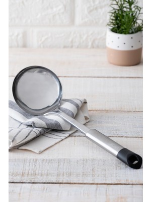 Acar Helix Çelik Kepçe - 33 cm