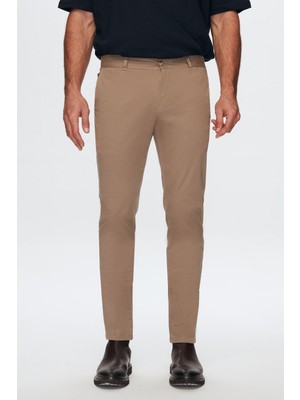 TWN Slim Fit Vizon Armürlü Chino Pantolon 1ECC3PH01345M