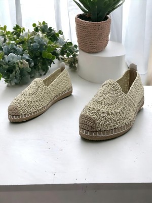 Pandora Moda Y2482103 Bej Kadın Espadril Ayakkabı