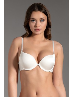 Cotonhause Kadın Push-Up Çift Dolgulu Beyaz Sütyen 33703501