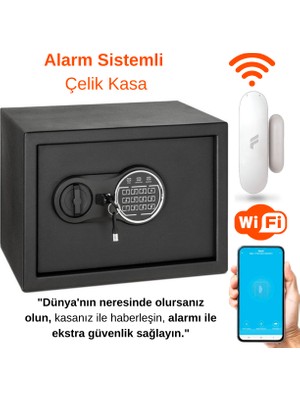 Kale KD060-60-130 Elektronik Şifreli Çelik Kasa Alarm Sistemli Çelik Kasa Akıllı Çelik Para Evrak Kasası