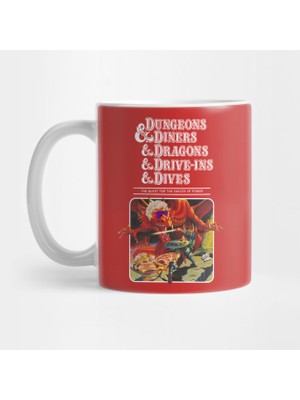 Dungeons & Diners & Dragons & Drive-Ins & Dives Kupa Bardak