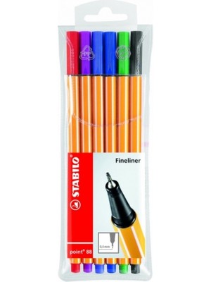 Stabilo Point 88 - 6 Renk Set