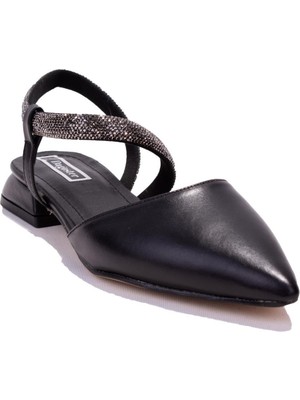 Dagoster DZA07-36503811 Siyah Klasik Topuklu Kadın Ayakkabı