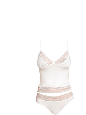 Alissa Kadın Dantelli Penye Atlet Külot / Kaşkorse Set Ekru 600