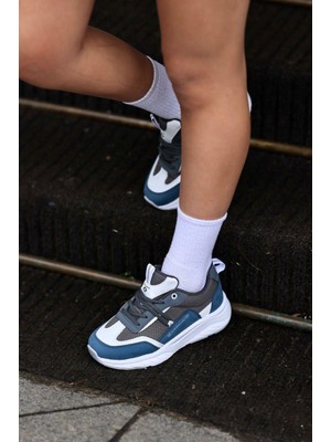 KAFKASLAR AYAKKABI Kafkaslar  Kalın Taban Renkli Kadın Çocuk Spor Ayakkabı