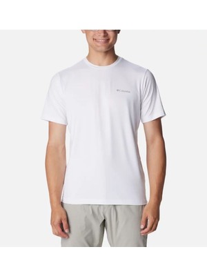 Columbia Men's Tech Trail™ Crew Neck Shirt Iı Erkek Tişört Beyaz AO5545-100