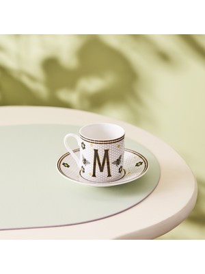Karaca M Harfli Kahve Fincanı 80 ml