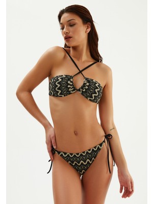 Eros Dantelli Straplez Bikini Takım Siyah 2104ESBK