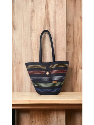 Home Decors By Özlem Hasır Çanta Omuz Çantası Plaj Çantası El Emeği Handmade Tasarım Tarz Yaz MODA-30CMX40-42CM
