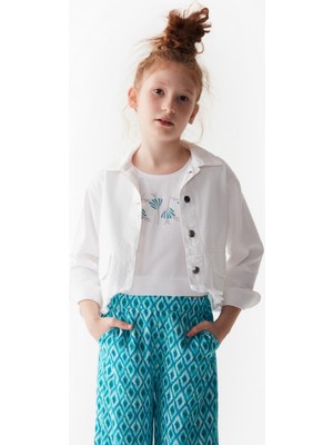 Nk Kids Kız Çocuk Saçakli Ceket 36713