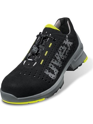 Uvex Unisex 1 8543 S1 SRC ESD İş Ayakkabısı Siyah Kaymaz Dış Taban ile Güvenlik Standardı