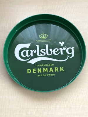 Sanat Taciri Sert Plastik Carlsberg Tepsi Bira Tepsisi