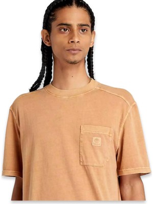 Timberland TB0A5VDH Garment Dye Chest Pocket Tee Erkek T-Shirt