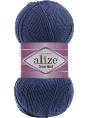 Alize Cotton Gold El Örgü Ipliği 5'li Paket Koyu Mavi 279