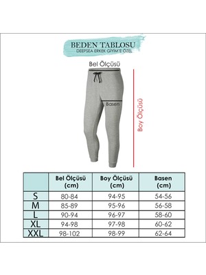 Deepsea Erkek Beli ve Paçası Lastiklli Bağcıklı Gabardin Pantolon 2100203