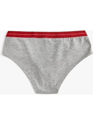 Koton Hipster Yüksek Bel Külot Baskılı