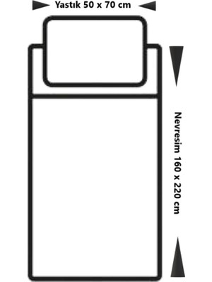 Rual Kids Bebek&çocuk&genç Odası Gökkuşağı Temalı Pamuklu Organik Nevresi Takımı 160X220CM