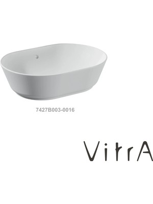 Vitra Çanak Lavabo 55 cm Armatür Deliksiz 7427B003-0016