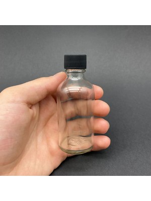 Makrobay 10 Adet Çok Amaçlı 50ML Cam Şişe Küçük Plastik Kapak Oda Kokusu Şişesi Shot Şişesi 10X50ML