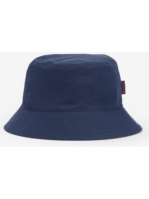 Barbour Hutton Reversible Bucket Şapka NY52 Navy