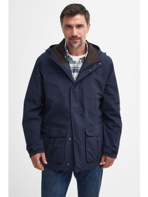 Barbour Summer Brockston Waterproof Ceket NY71 Navy