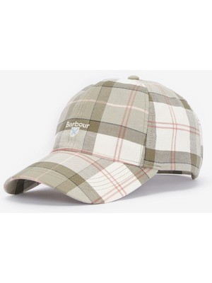 Barbour Tartan Sports Şapka TN24 Glenmore Olive Tartan