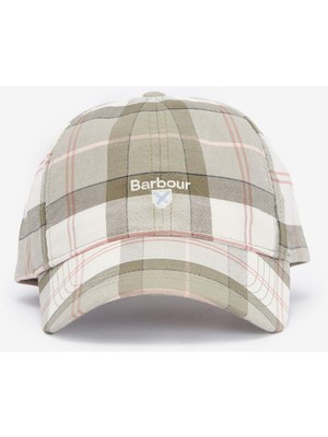 Barbour Tartan Sports Şapka TN24 Glenmore Olive Tartan