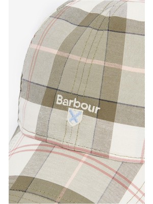 Barbour Tartan Sports Şapka TN24 Glenmore Olive Tartan