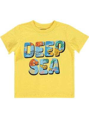 Civil Boys Erkek Çocuk T-Shirt 2-5 Yaş Sarı