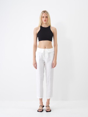 Xint Kadın Siyah Pamuk Dokulu Slim Fit Atlet