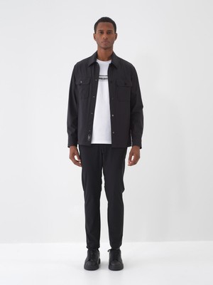 Xint Erkek Siyah Formunu Koruyan Slim Fit Jogger