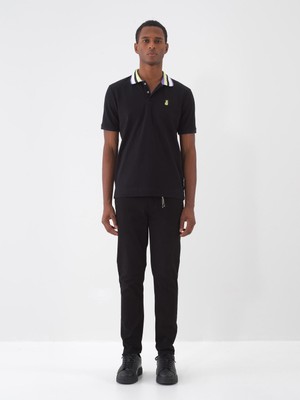 Xint Erkek Siyah Pamuk Dokulu Slim Fit Pantolon