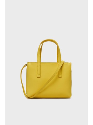 Calvin Klein Logolu Ayarlanabilir Omuz Askılı Mini Tote Çanta K60K611675LAF Bayan Çanta K60K611675 Laf