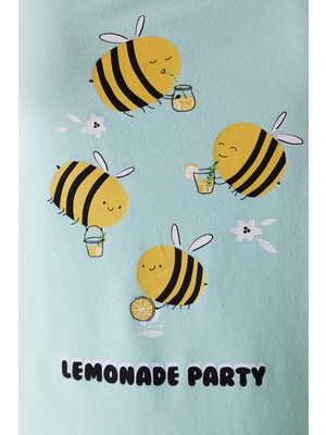 Penti Lemonade Party Mint Şortlu Pijama Takımı