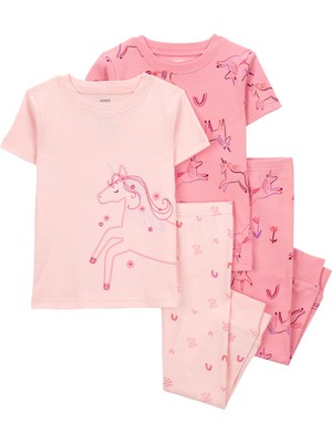 Carter's Küçük Kız Çocuk Pijama Set