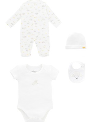 Minycenter Unisex Bebek 4 Lu Set