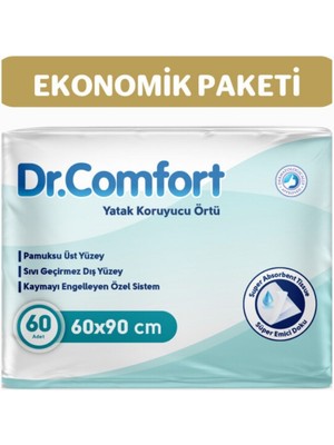 Dr.Comfort Dr Comfort 60X90 Yatak Koruyucu Örtü 60 Adet