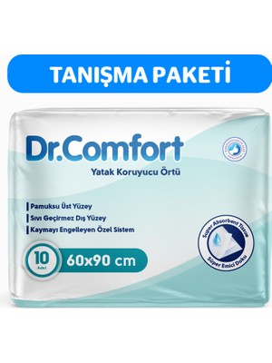 Dr.Comfort Dr Comfort 60X90 Yatak Koruyucu Örtü 10 Adet