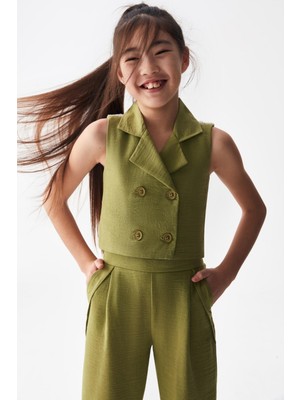 Nk Kids Kız Çocuk Olive Yelek 36404