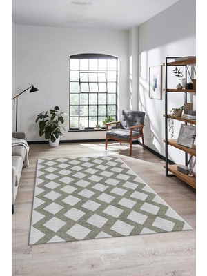 Evdeya Dijital Baskı Kaymaz Yıkanabilir Sade Motifli Yolluk Mutfak Salon Halısı Sade-40-Krem