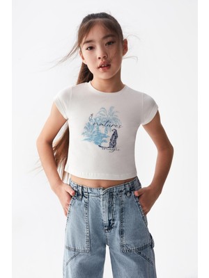 Nk Kids Kız Çocuk Doğa Tshirt 36319