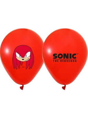 Kidspartim Sonic Temalı Baskılı Balon 10 Adet