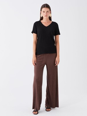 Lc Waikiki Lcwaıkıkı Classic Kadın Beli Lastikli Ispanyol Paça Eşofman Altı