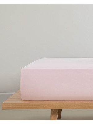 English Home Pure Pamuklu Tek Kişilik Çarşaf 160X240 cm Toz Pembe