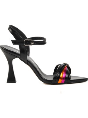 Pierre Cardin PC-53070 Siyah Kadın Abiye Ayakkabı